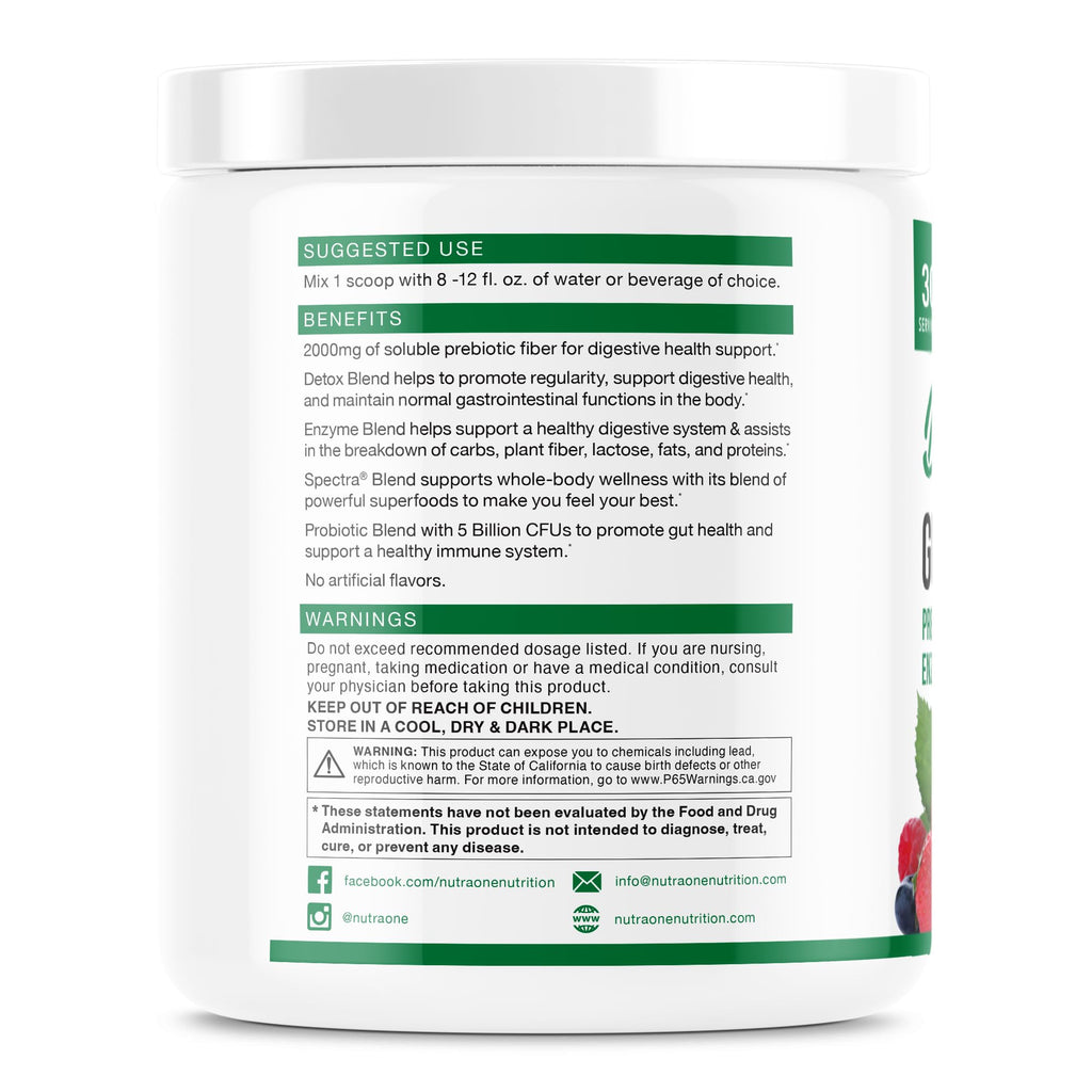 NutraOne DetoxOne Daily Gut Health Powder - image 2
