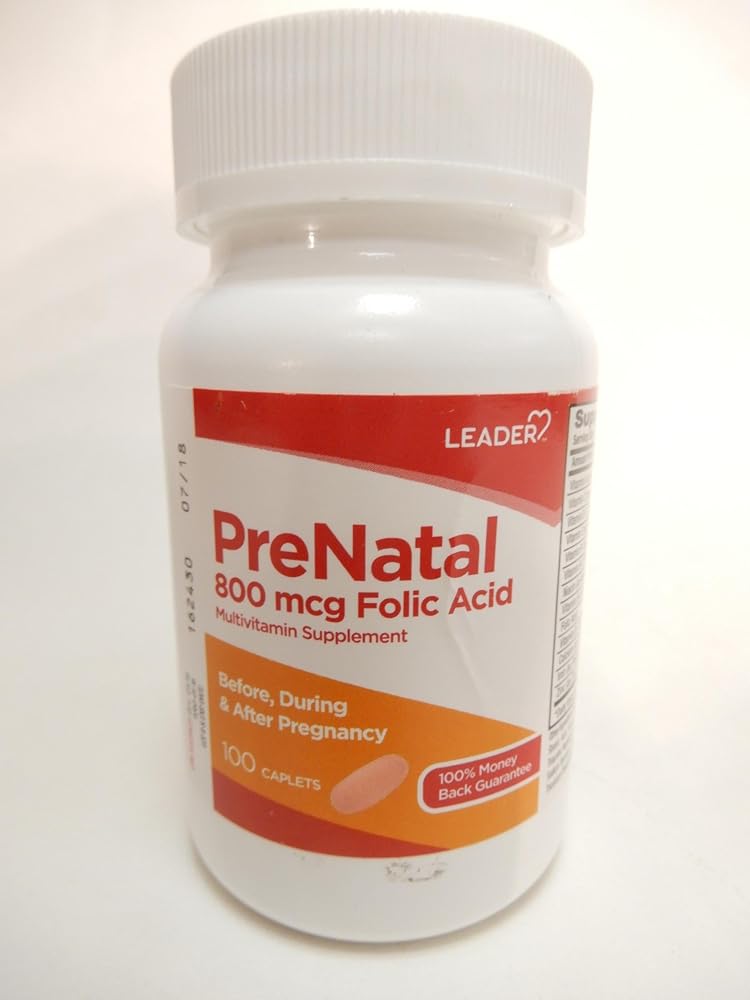 Leader Prenatal Vitamins Caplets - 300 Count (Pack of 3)