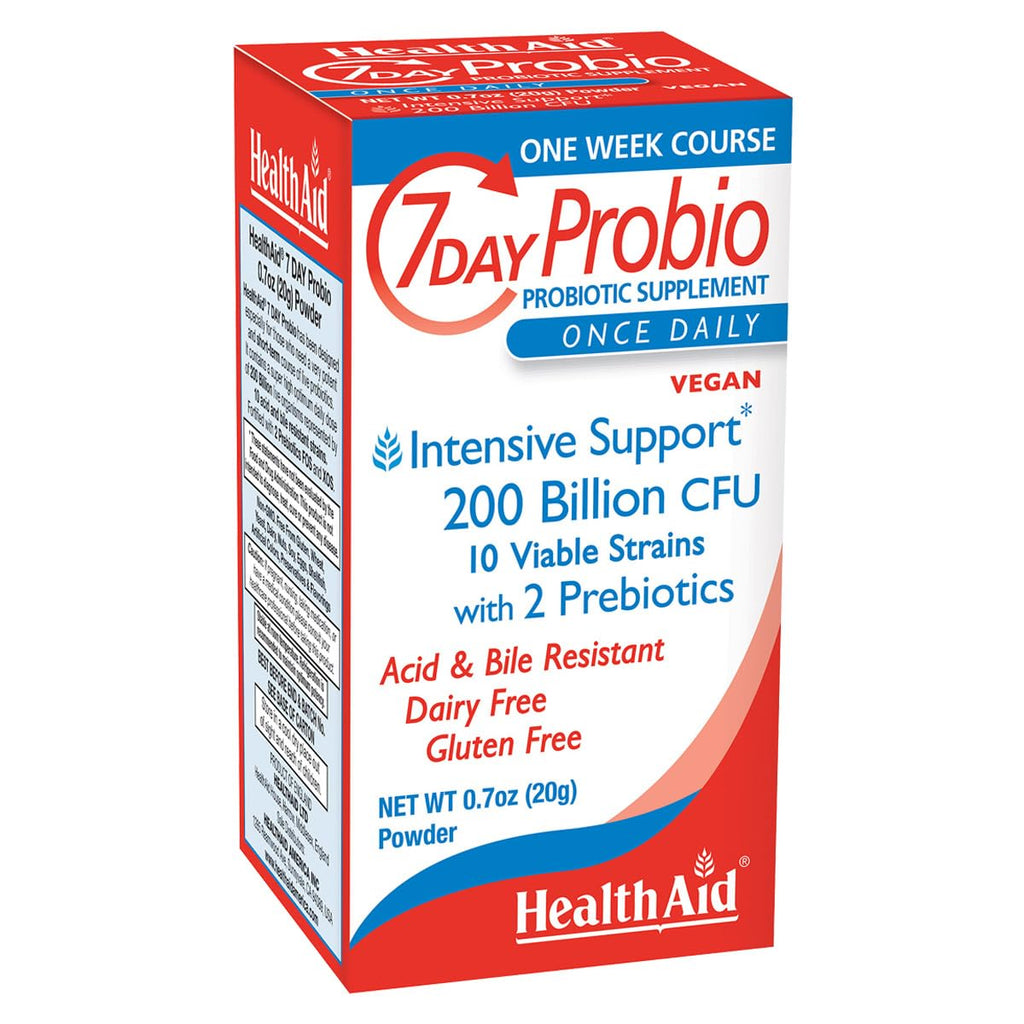 HealthAid 7 Day Probio 200 Billion CFU Probiotic Powder - 1 Ounce