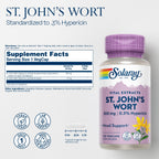 SOLARAY Unflavored Capsules St. John'S Wort Mood Support 300Mg Yes