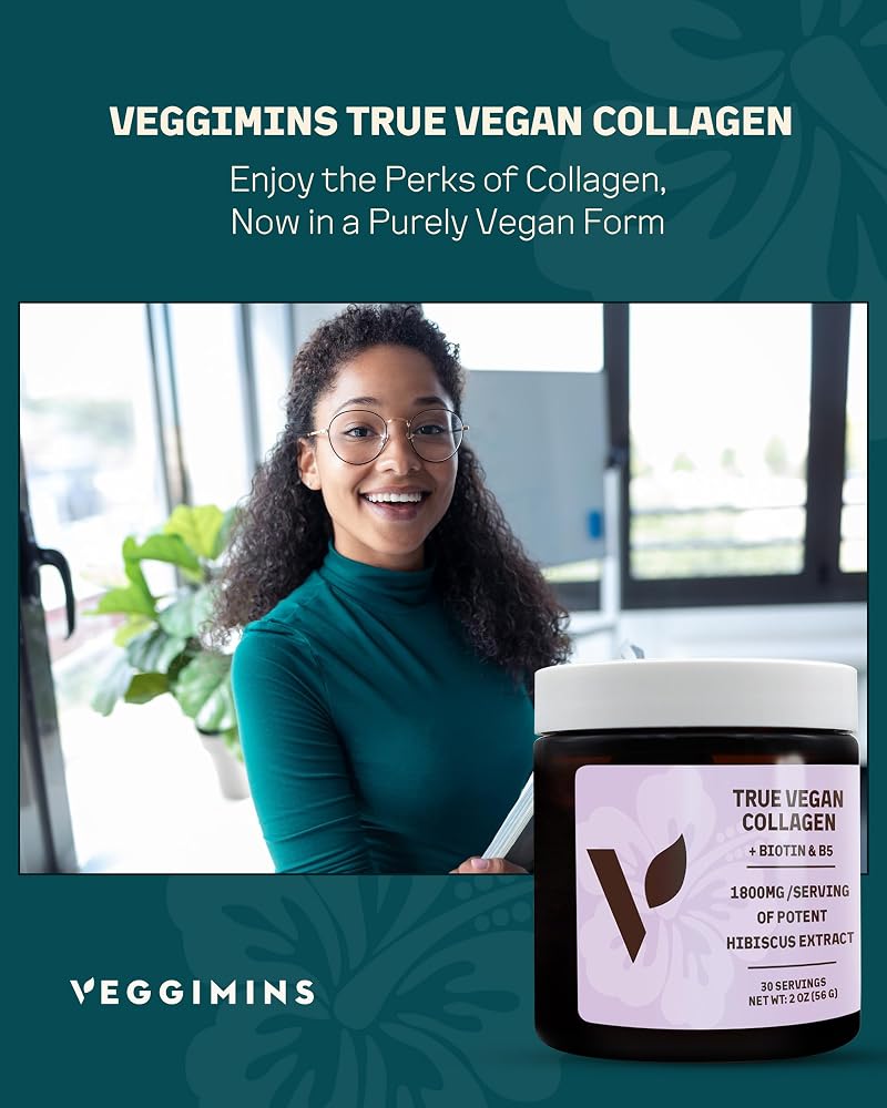 Veggimins True Vegan Collagen Hibiscus Powder - 2 oz - image 3