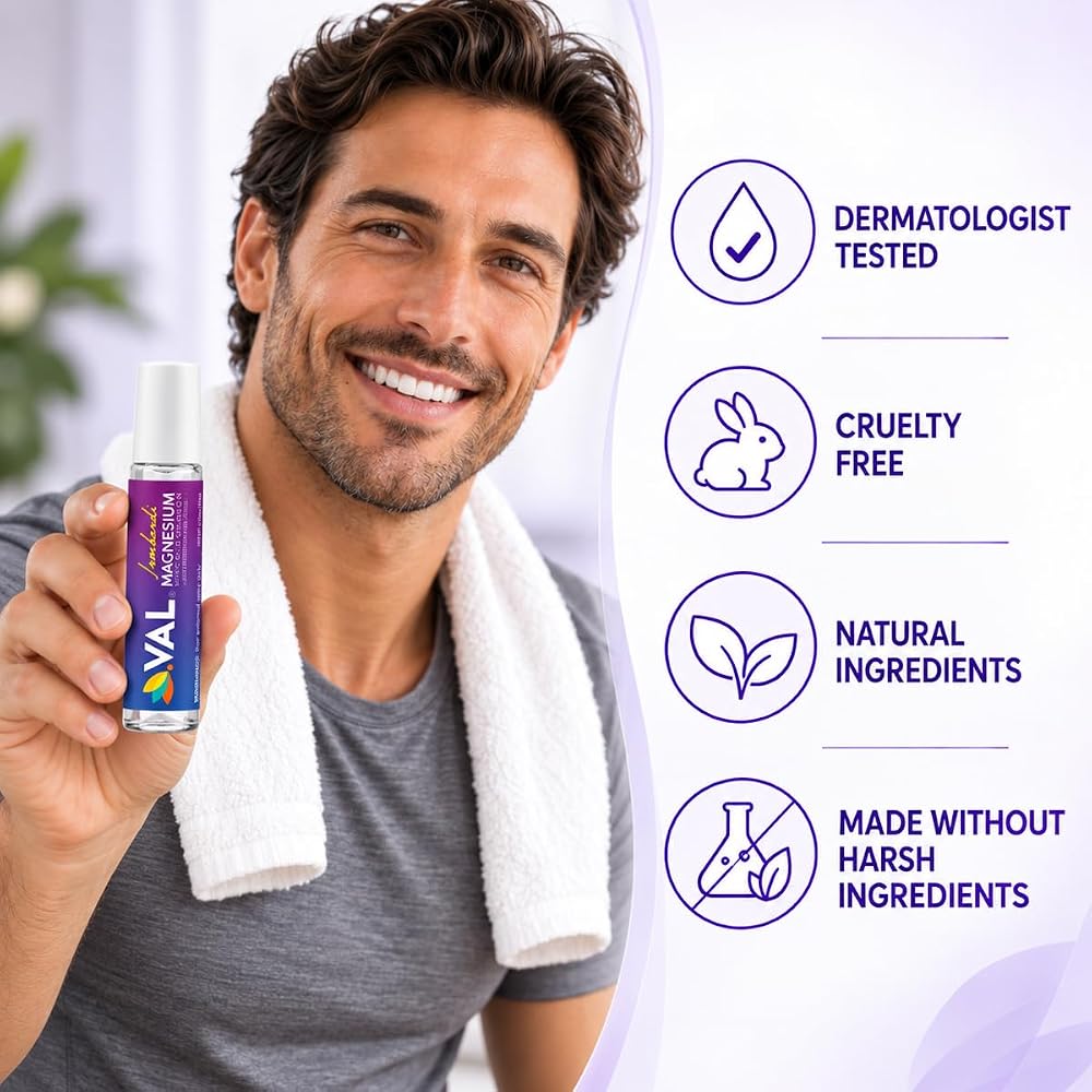 VAL Lombardi Magnesium Stick Roll-On with Peppermint - 10 ml - image 8