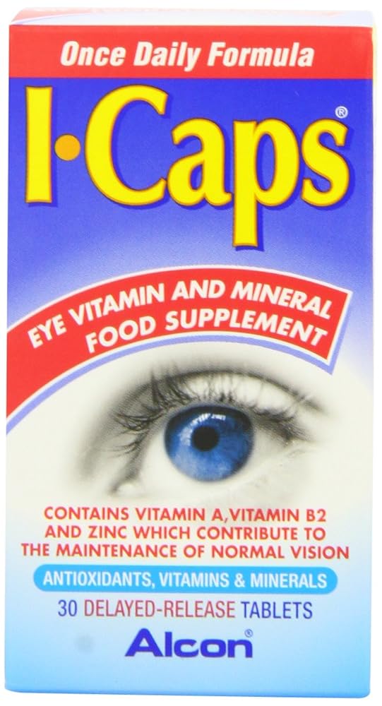 ICaps Lutein and Zeaxanthin Eye Health Support - 30 Tablets