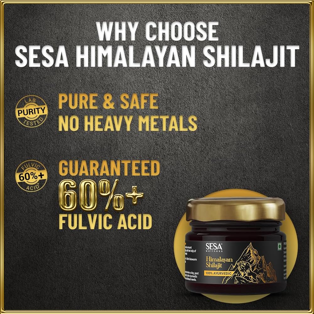 sesa Himalayan Shilajit Resin 100% Ayurvedic - 50 Servings - image 5