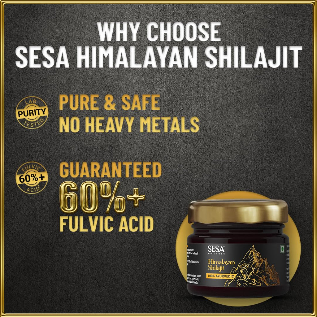 sesa Himalayan Shilajit Resin 100% Ayurvedic - 50 Servings - image 5