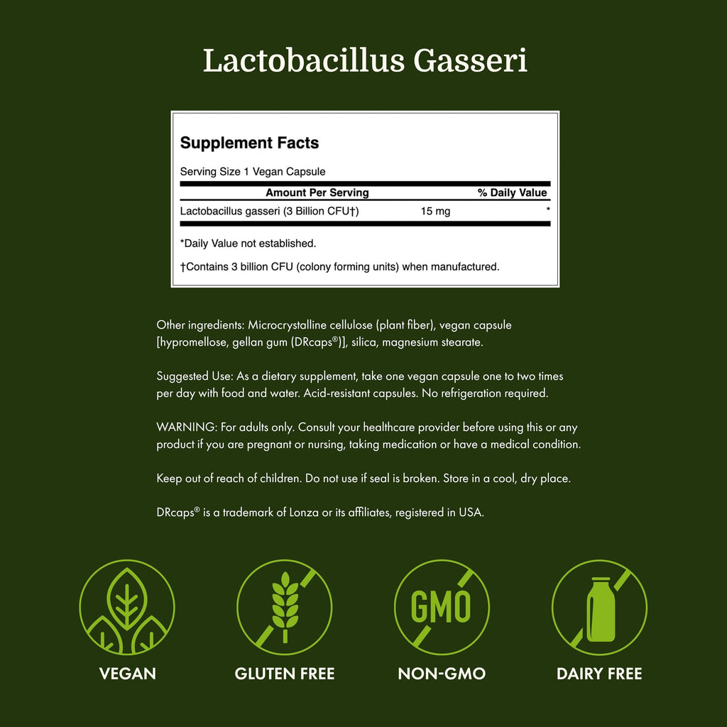 Swanson Lactobacillus Gasseri Probiotic for Adults - 120 Capsules - image 4