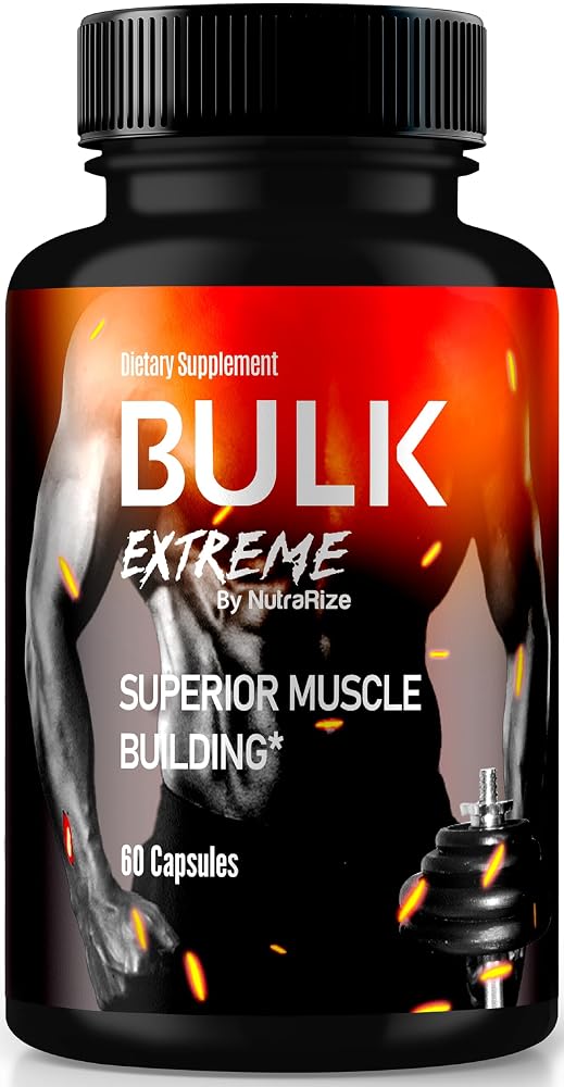 NutraRize Bulk Extreme Muscle Building Formula - 60 Capsules