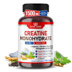 Ultra Herbs Creatine 1500 mg with Ginseng & Ashwagandha - 180 Capsules
