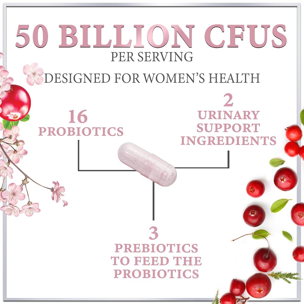 Hello Lovely! Probiotics for Women with Cranberry - 120 Capsules - image 3