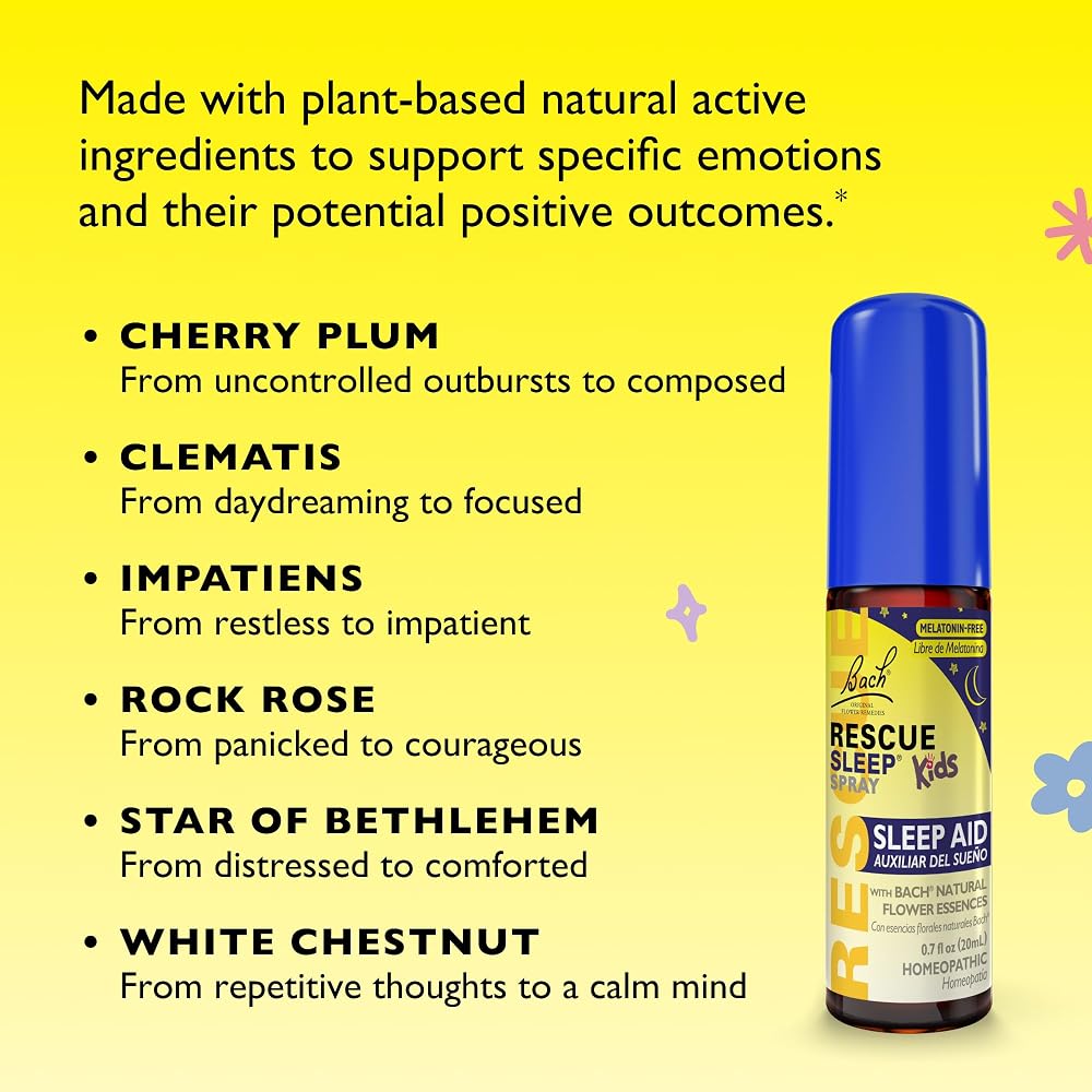 RESCUE Sleep Kids Spray, Melatonin-Free - 20mL - image 5