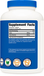 Nutricost Choline Bitartrate 650mg - 240 Vegetarian Capsules - image 5