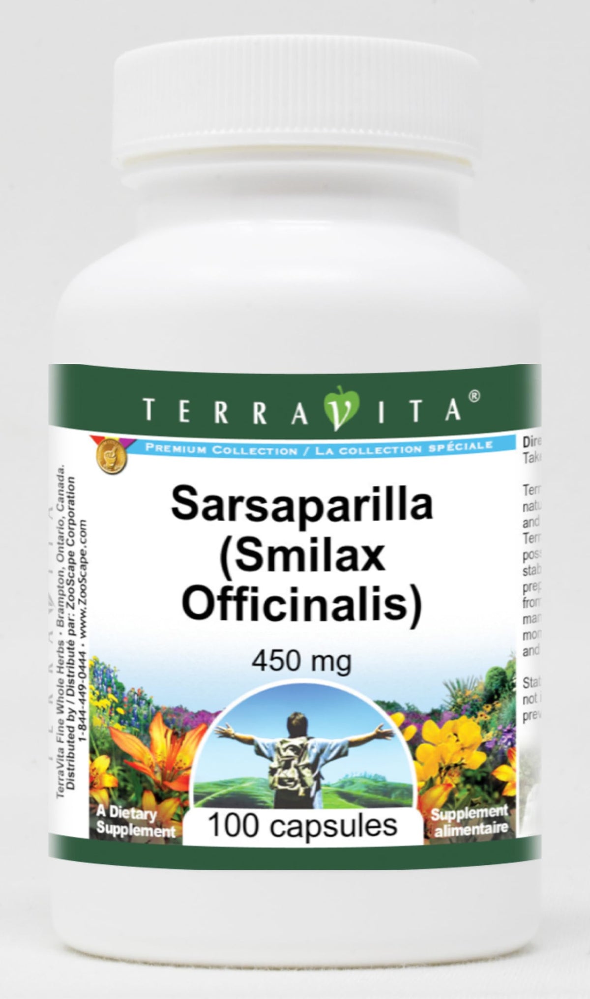 Terravita Sarsaparilla 450 mg - 100 Capsules