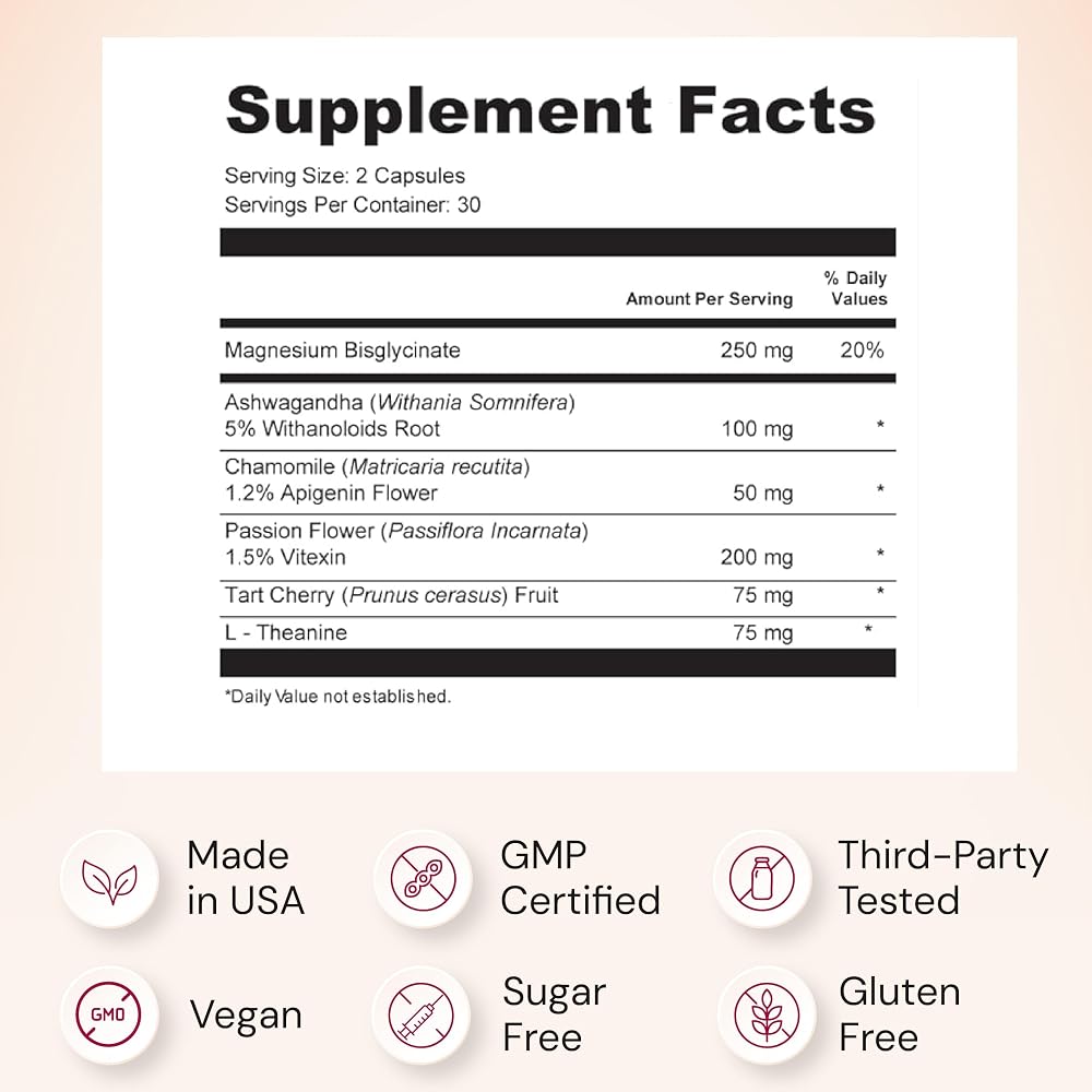 Nourished Melatonin-Free Calm + Sleep Support for Women