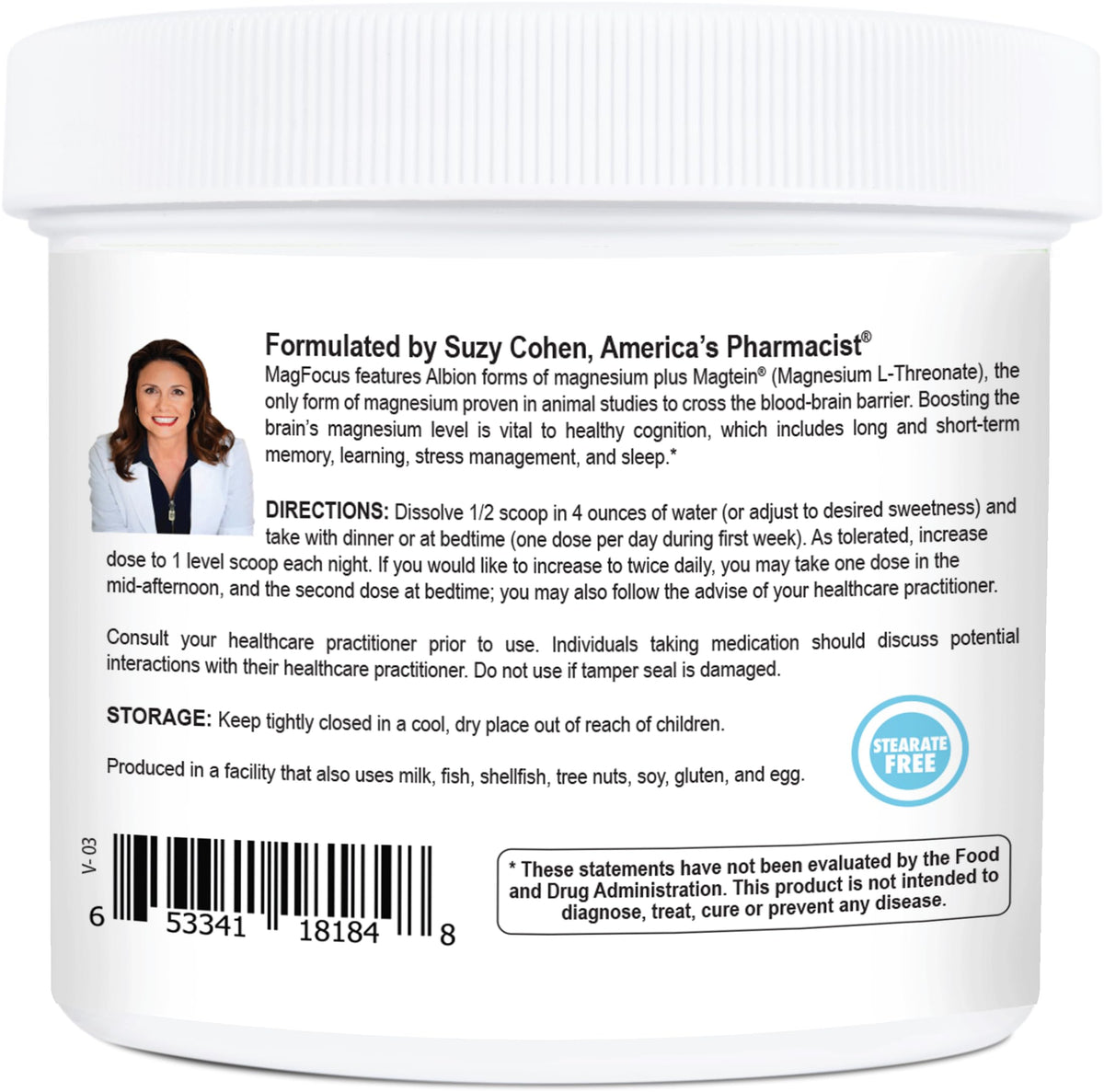 Script Essentials MagFocus Magnesium L-Threonate Glycinate Powder - 5.29 oz - image 4