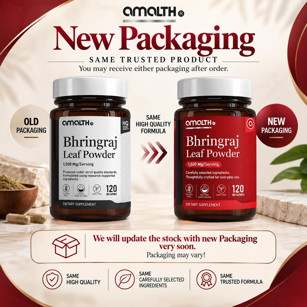 AMALTH Bhringraj Capsules 1500 mg - 120 Vegetarian Capsules - image 9