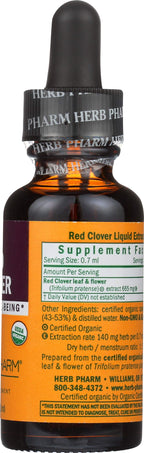 Herb Pharm Certified Organic Red Clover Extract