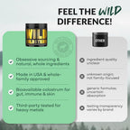 Wild Foods Colostrum Supplement Powder for Natural IgG Pure Whole
