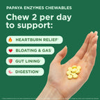 Yuve Naturals Chewable Papaya Enzymes Digestive Support - 180 Tablets - image 2
