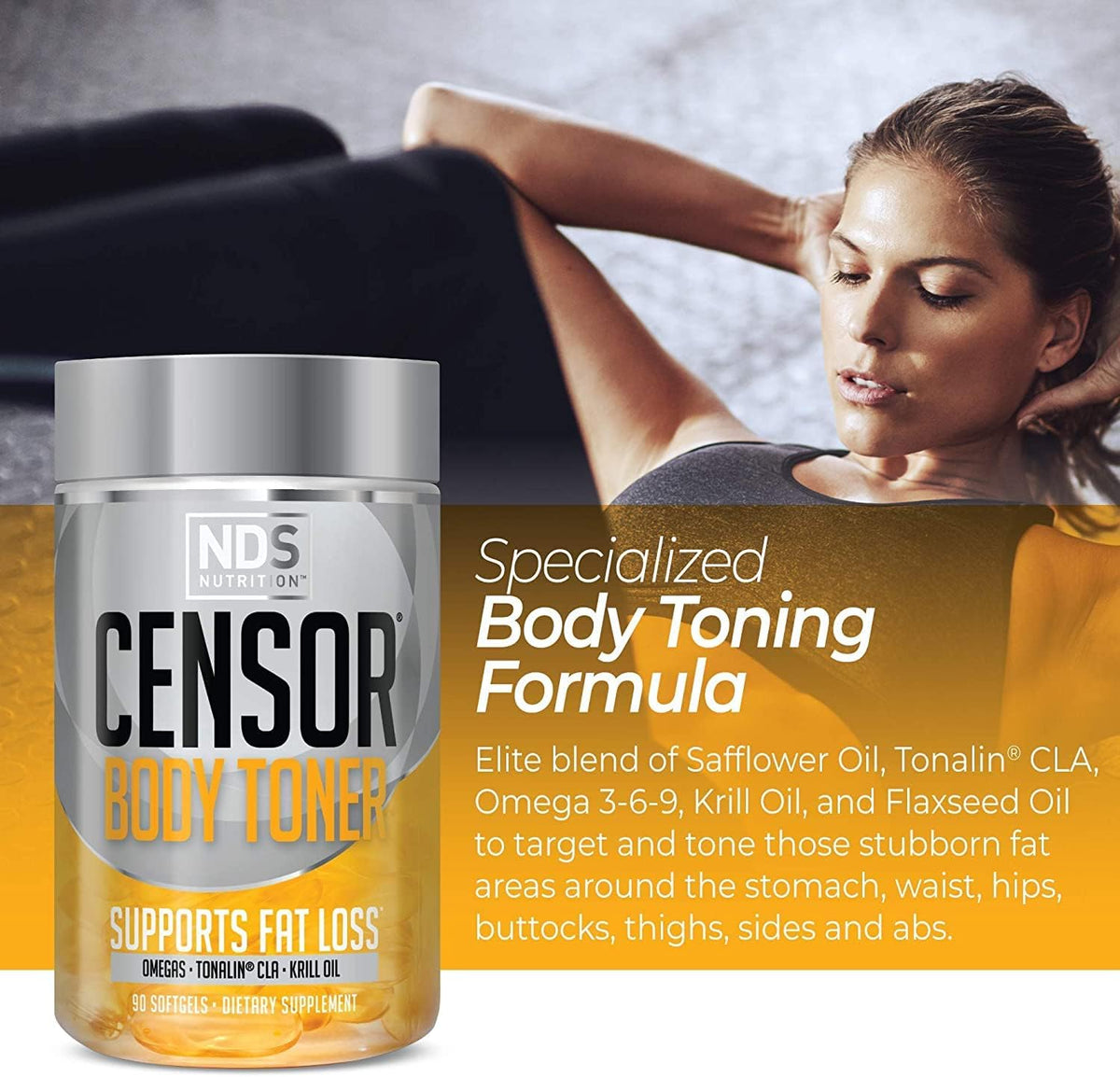 Censor NDS Nutrition CLA Fat Loss Formula - 90 Softgels - image 3