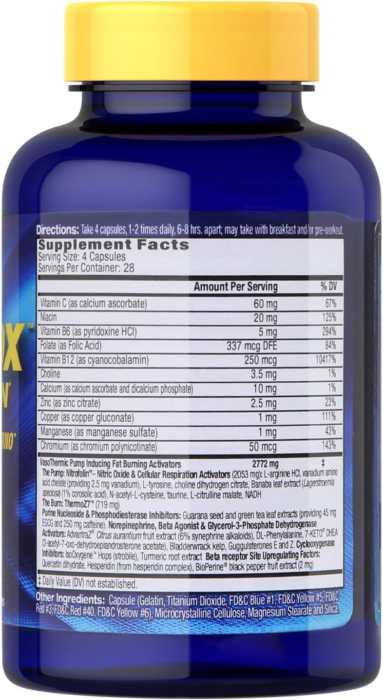 Maximum Human Performance MHP Anadrox Pump & Burn