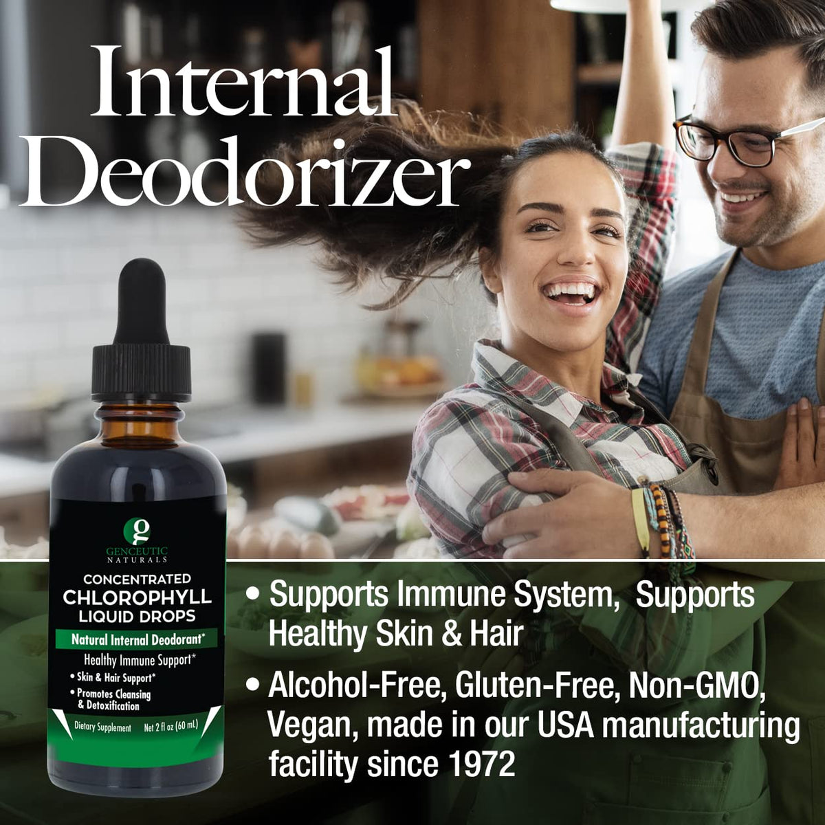 Genceutic Naturals Liquid Chlorophyll Drops for Immune Support - 2oz - image 4