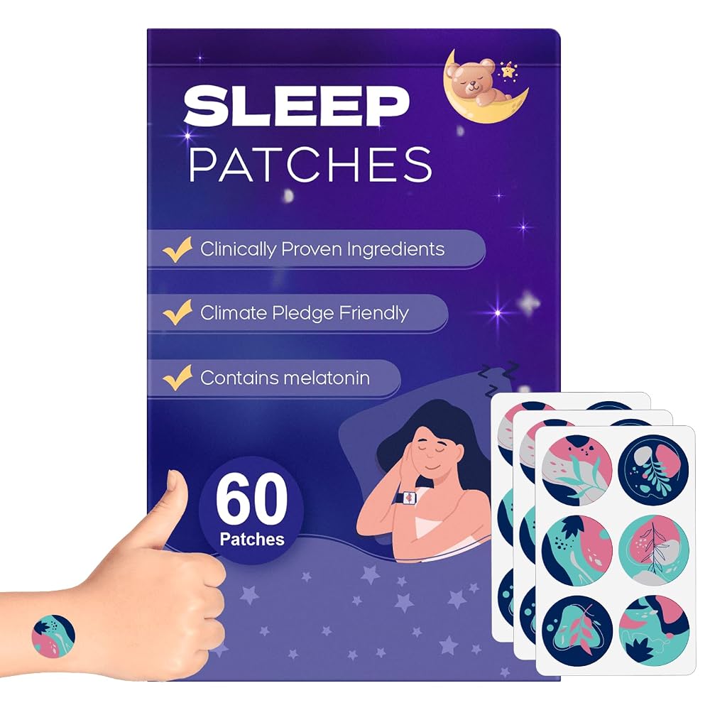 RAAYAM Sleep Patches Natural Plant-Based Support - 60 Pack