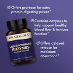 Dr. Mercola Lumbrokinase Enzymes 11 mg - 30 Capsules - image 5