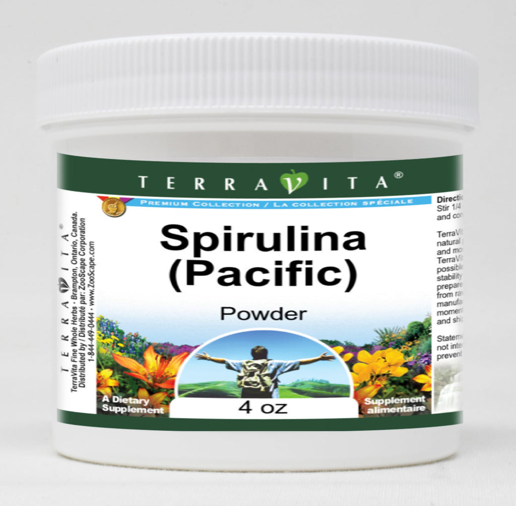 Terravita Spirulina Pacific Powder - 4 oz