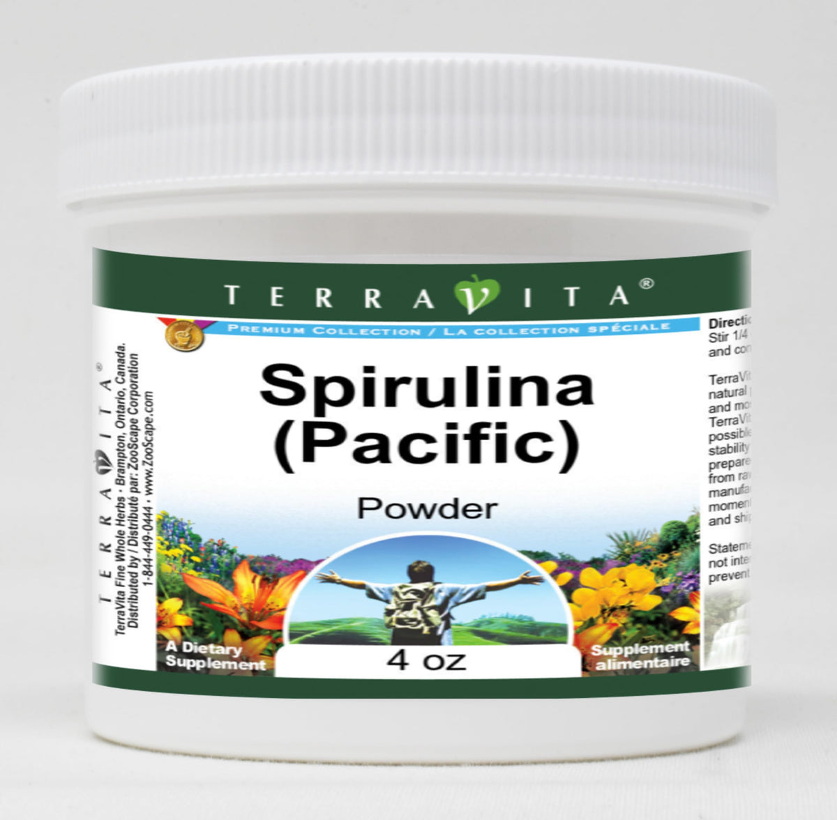 Terravita Spirulina Pacific Powder - 4 oz