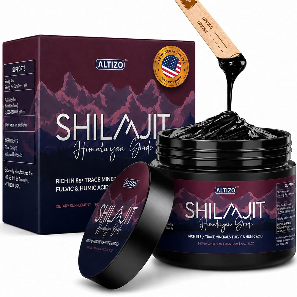 Altizo Himalayan Shilajit Resin Daily Wellness Support - 30g