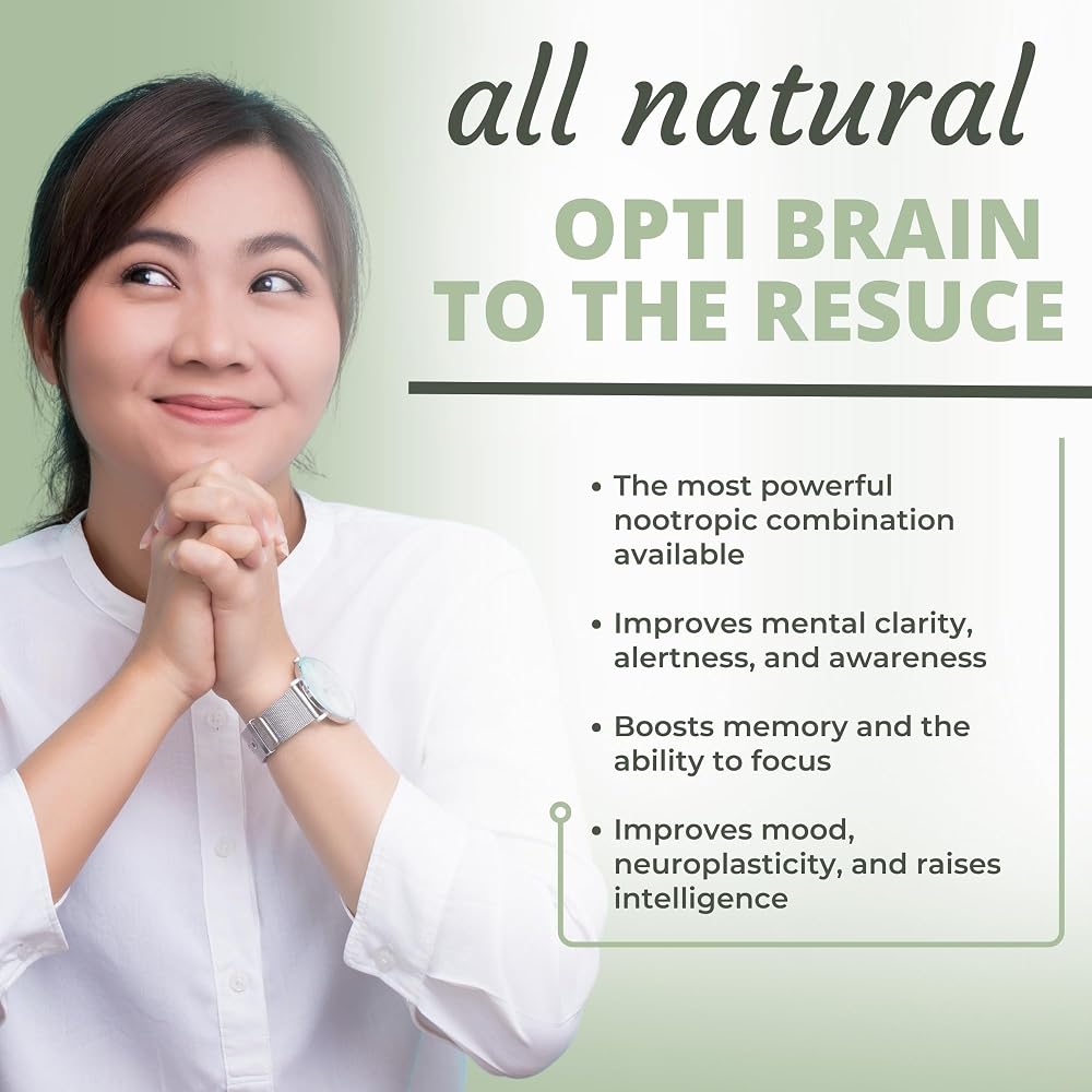 Optimal Health Systems Brain Nootropic Formula 700 mg - 90 Capsules - image 6