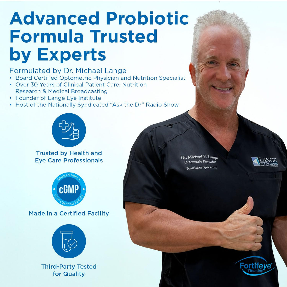 Fortifeye Probiotic Bacteria Vegan Supplement with Digestive Enzymes - image 5