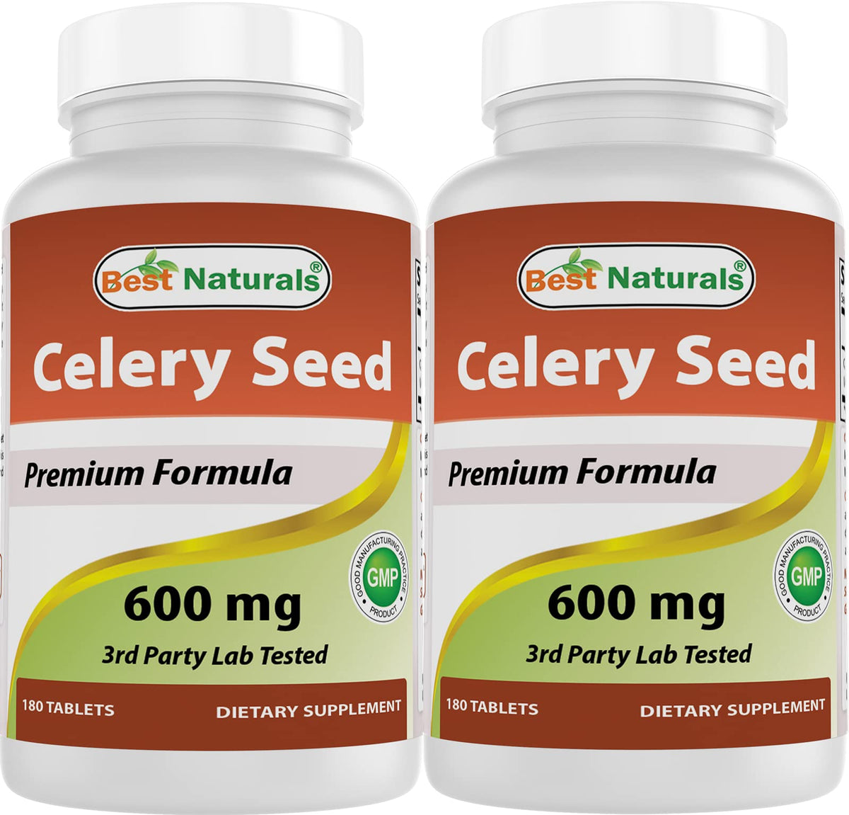 Best Naturals Celery Seed 600 mg - 360 Tablets