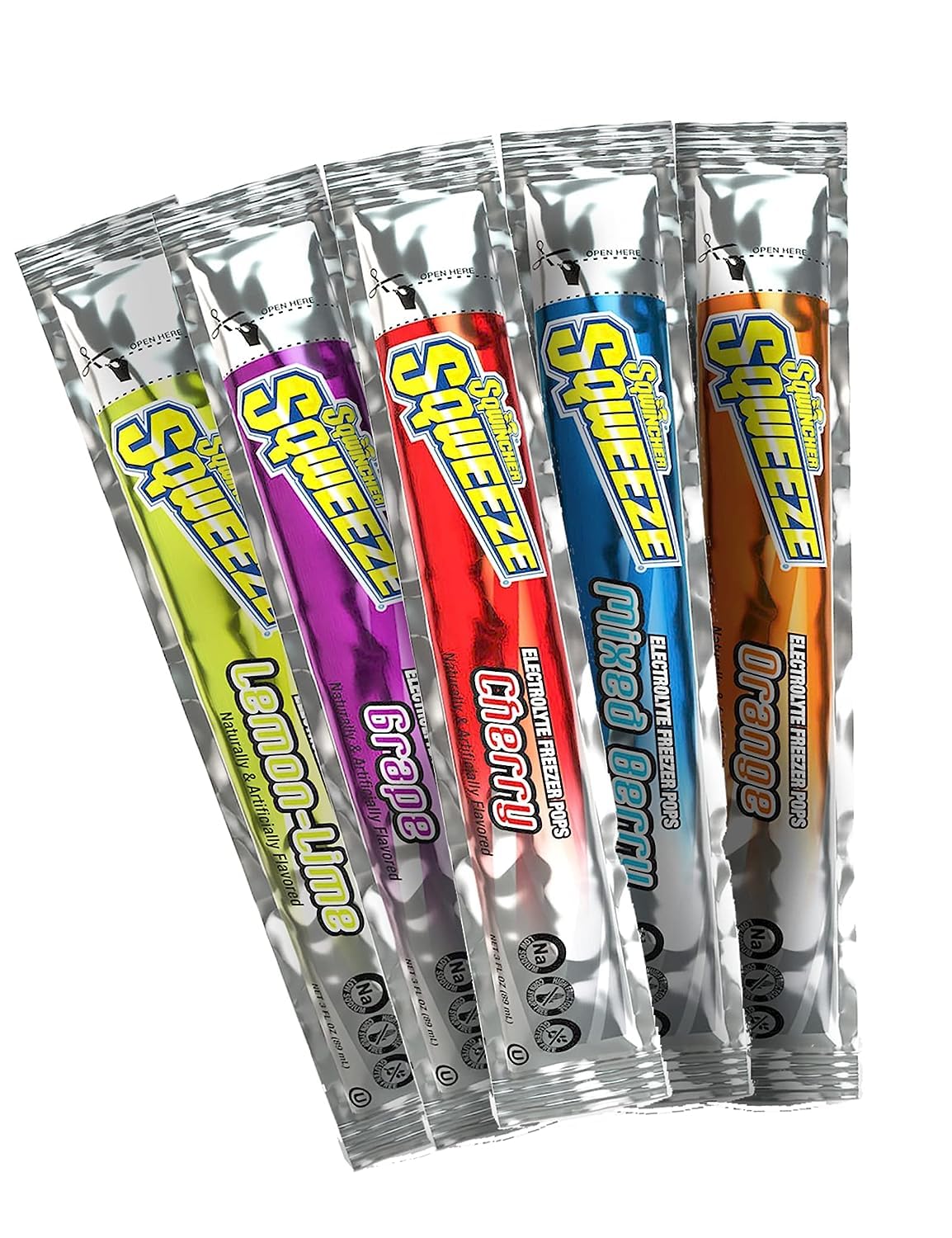 Sqwincher Sqweeze Electrolyte Replenishing Freeze Pops - 10 Pack