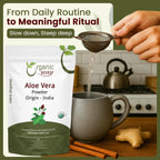 Organic Way Aloe Vera Powder (Aloe barbadensis) - Organic & Kosher
