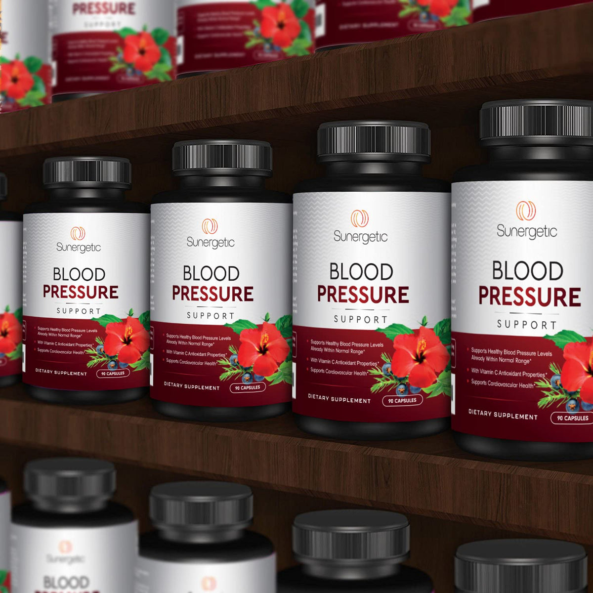 Sunergetic Blood Pressure Support Supplement - 90 Capsules - image 5