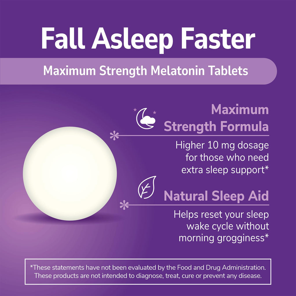 21st Century Melatonin 10 mg Quick Dissolve Tablets - 120 ct - image 5