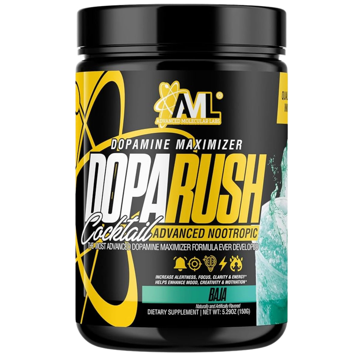AML Dopa Rush Powder Dopamine Maximizer Focus & Energy - 30 Servings