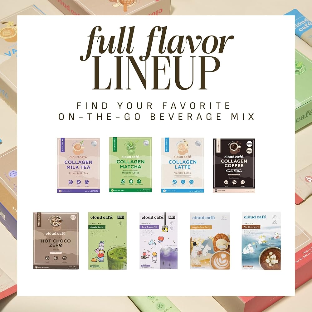 Clöud Café Collagen Infused Tea Powder