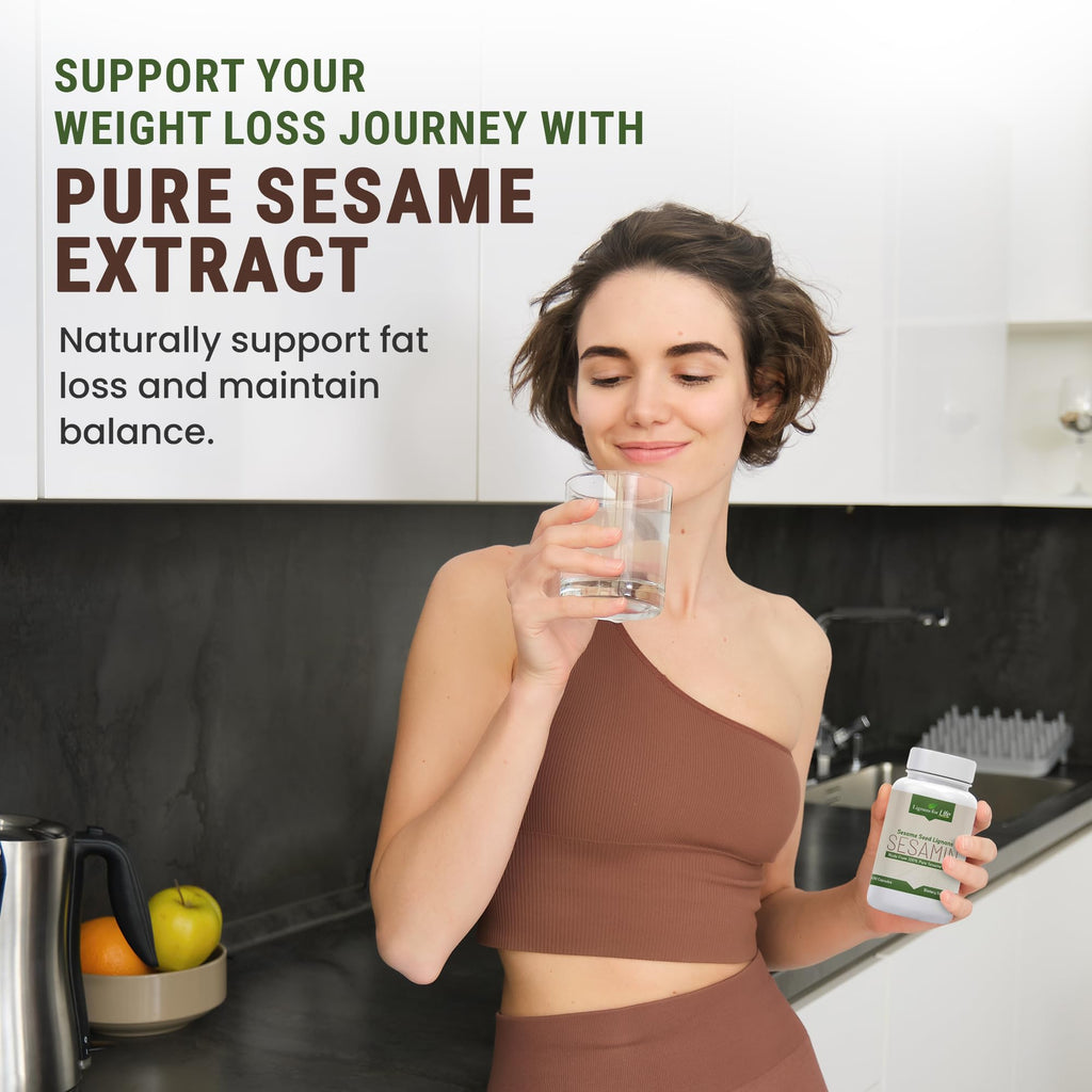 Lignans For Life Sesame Extract 81 mg Sesamin - 90 Capsules - image 2