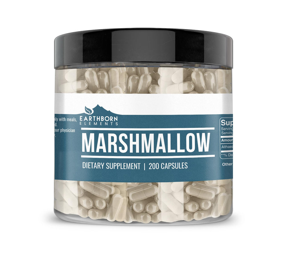 Earthborn Elements Marshmallow Root Extract - 200 Capsules