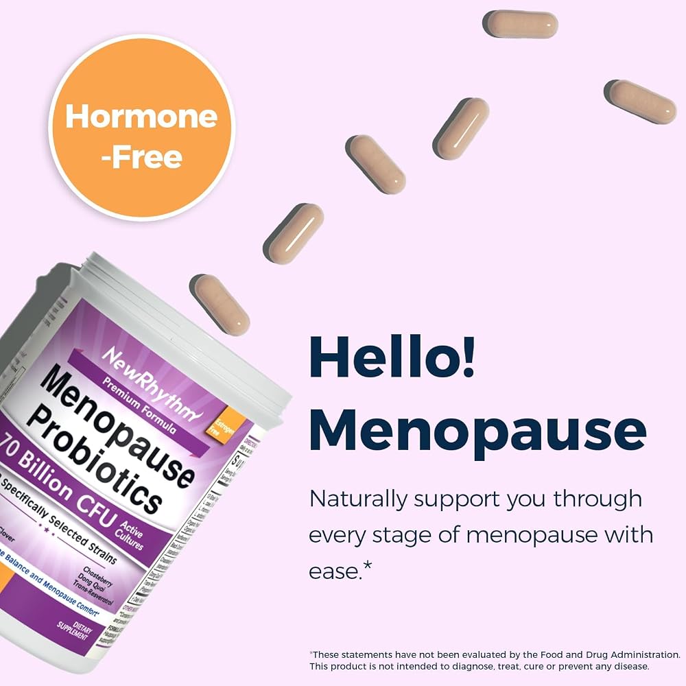 NewRhythm Menopause Probiotics for Women - 30 Capsules - image 3