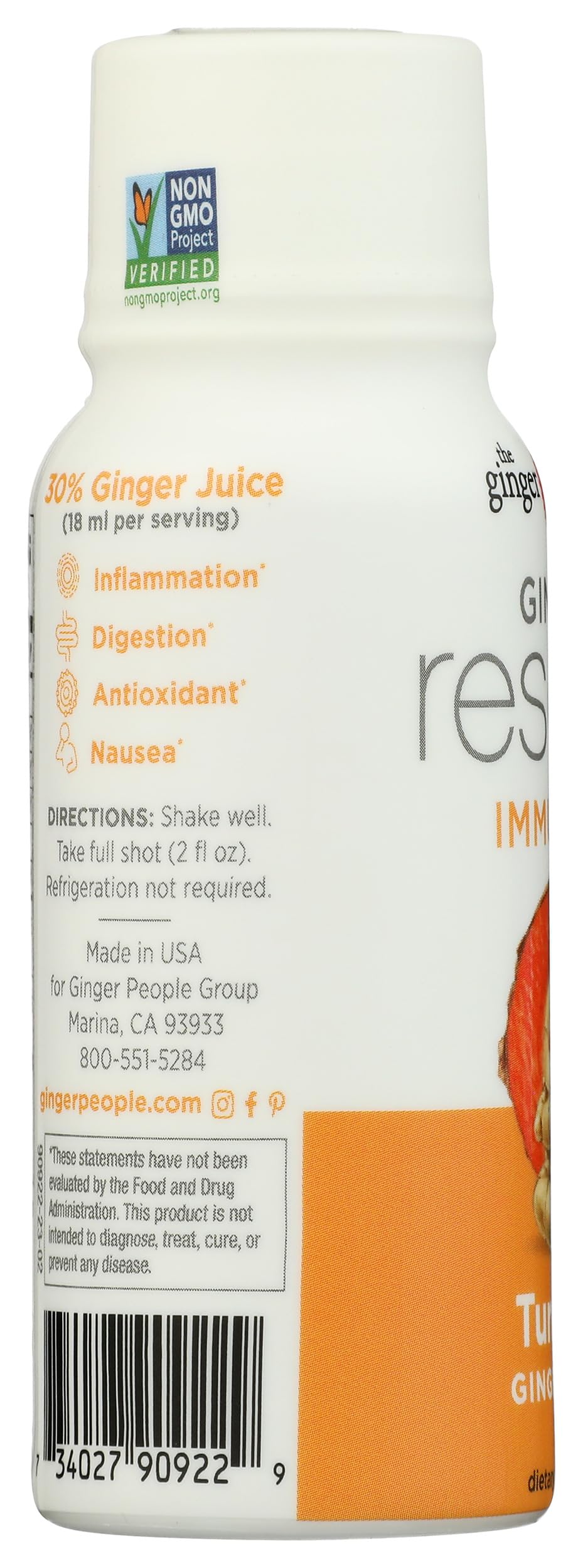 The Ginger People Rescue Ginger Shot Wild Turmeric - 2 Fl Oz - image 6