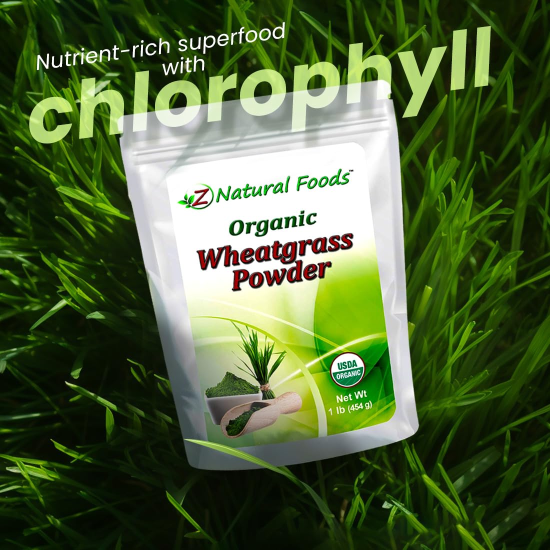 Z Natural Foods Organic Wheatgrass Powder - 1 lb - image 4