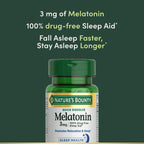 Nature's Bounty Melatonin 3mg Sleep Support - 120 Tablets - image 3