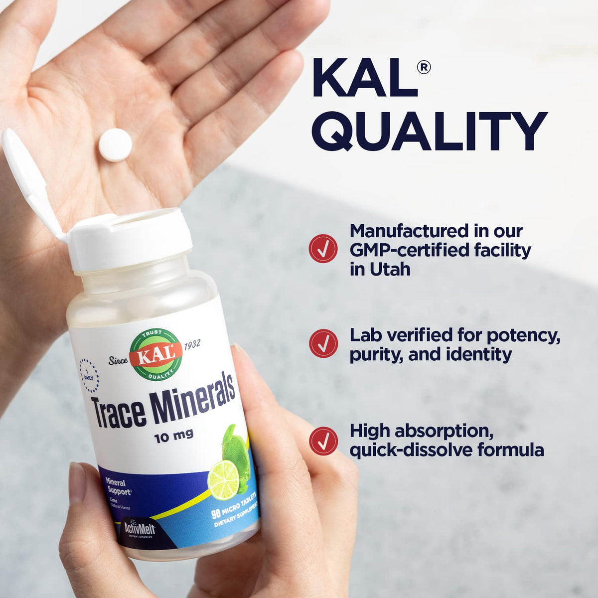 KAL Trace Minerals 10 mg - 90 Micro Tablets - image 4