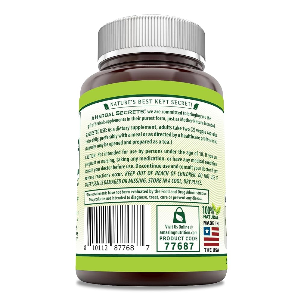 Herbal Secrets Green Tea Extract 630 Mg Per Serving