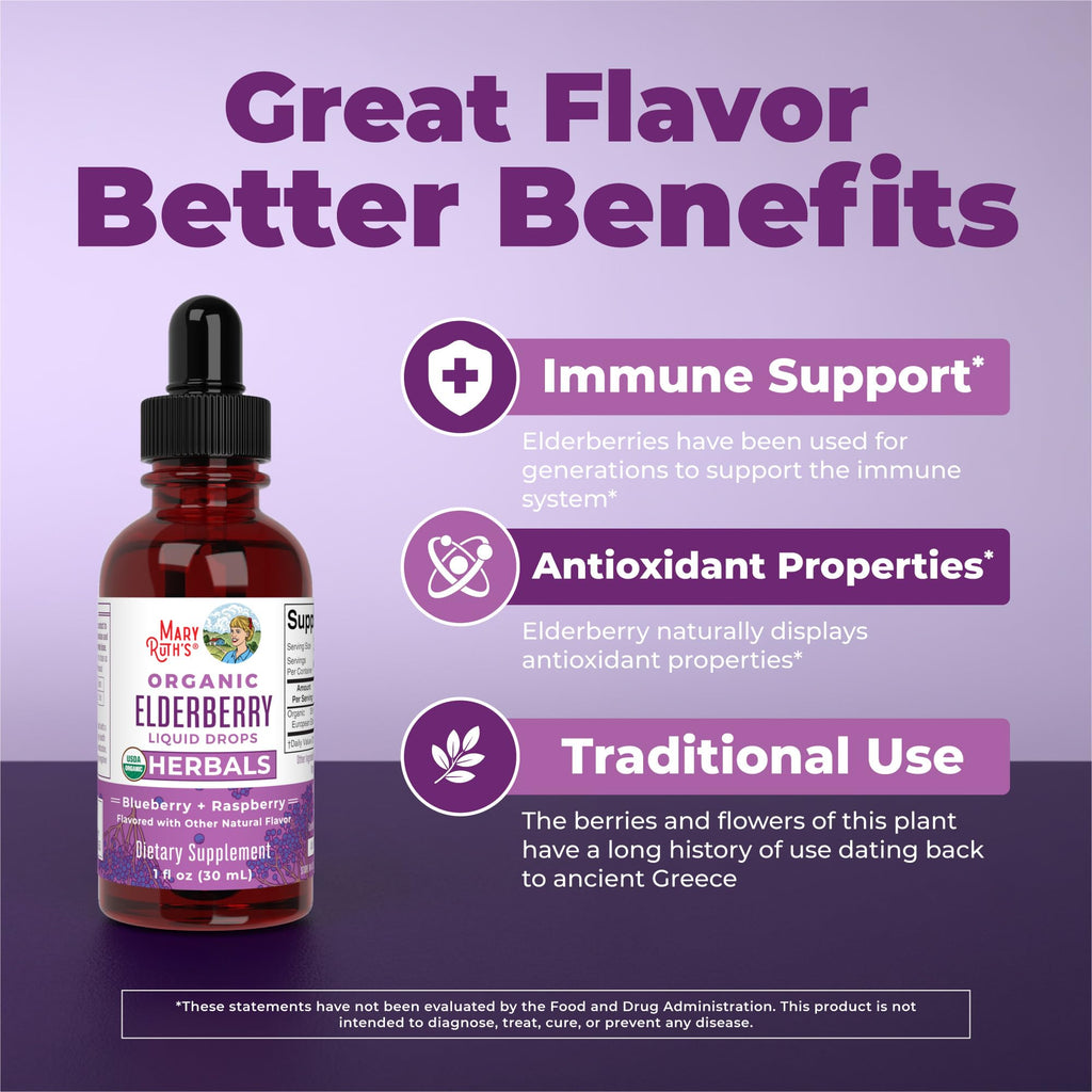 MARYRUTH'S Elderberry Liquid Drops