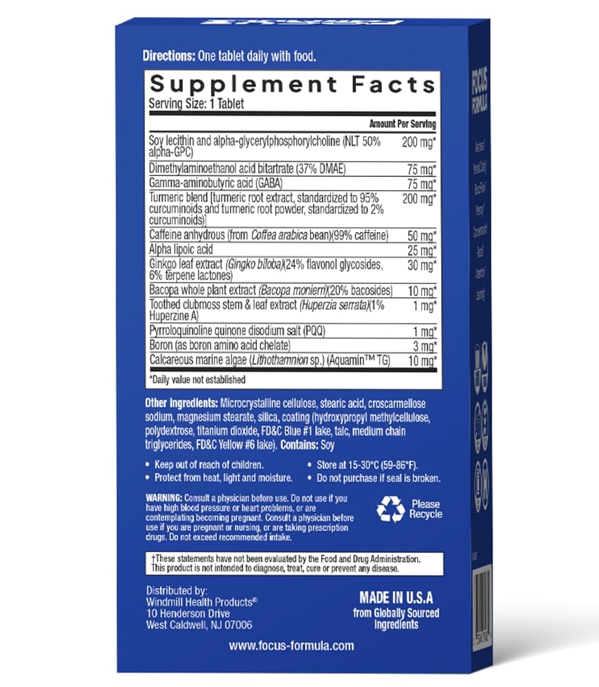 Microbiome Plus Focus Formula Nootropic Brain Supplement - 60 Tablets - image 2
