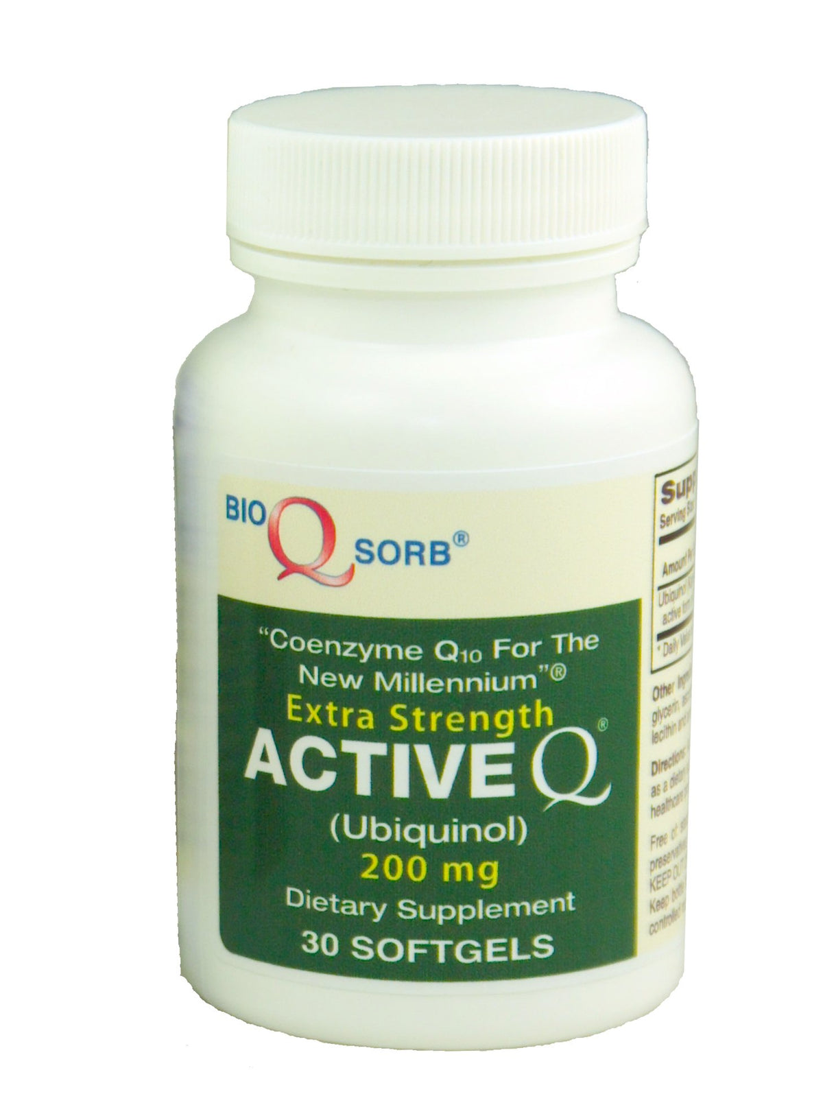 Tishcon ActiveQ 200mg Ubiquinol CoQ10 - 30 Softgels